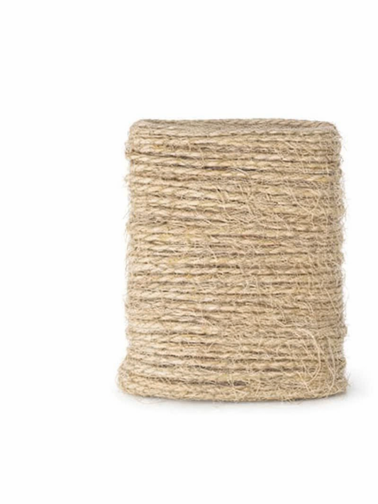 10M Brown White Hemp Twine Rope Natural Jute Craft String DIY Art Macrame Wrap