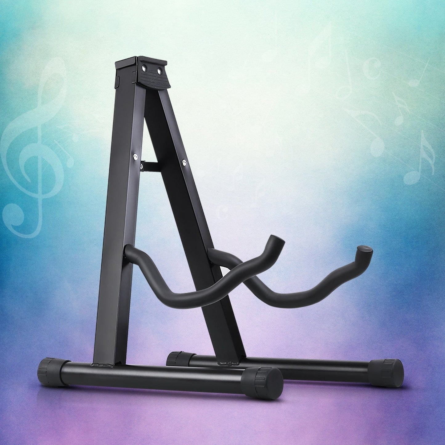 Alpha Sports & Fitness > Bikes & Accessories > Bicycle Stands & Storage Alpha Guitar Stand Folding Portable Floor Rack Holder