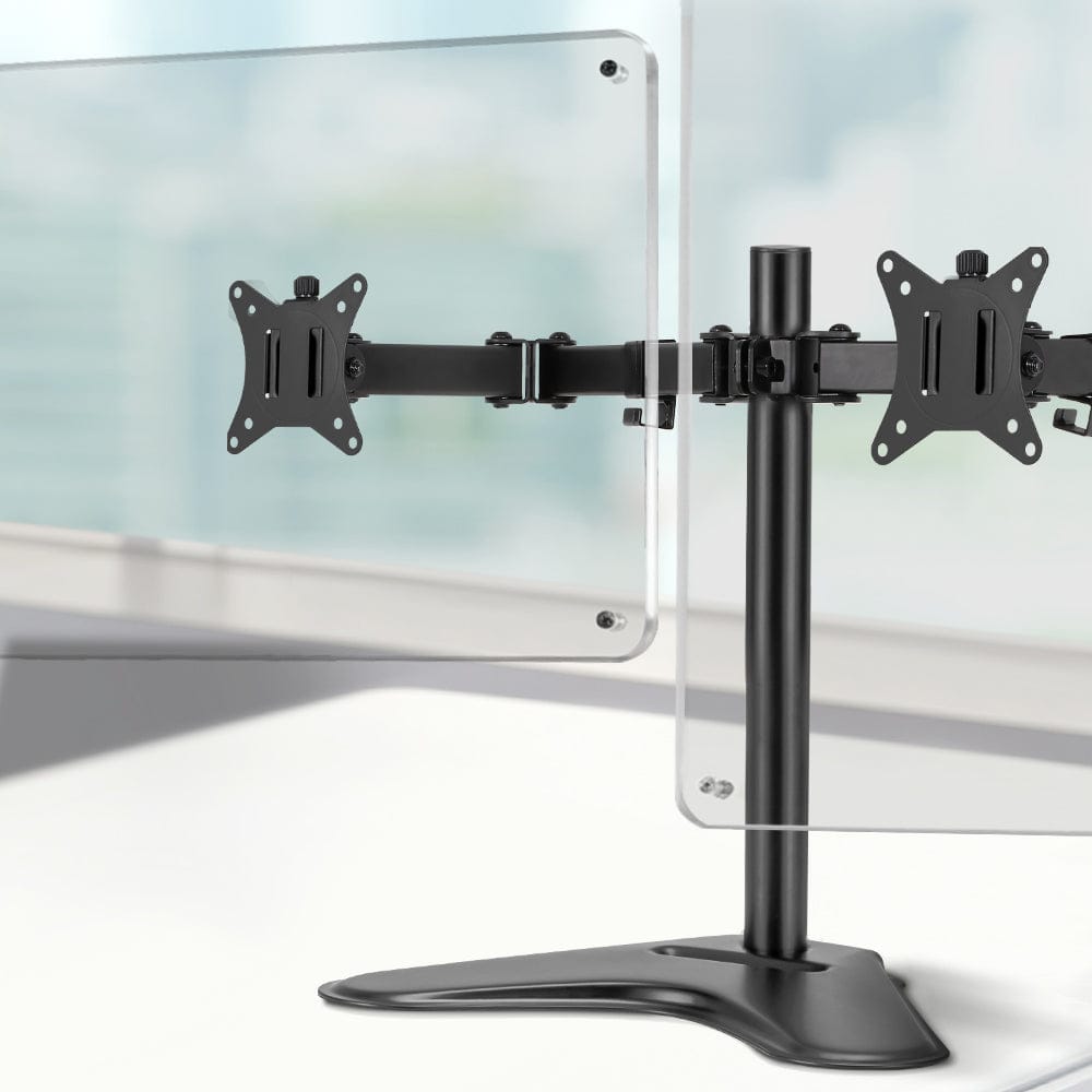 Artiss Electronics > Computer Accessories > Computer Monitors & Accessories Artiss Monitor Arm Stand Dual Black