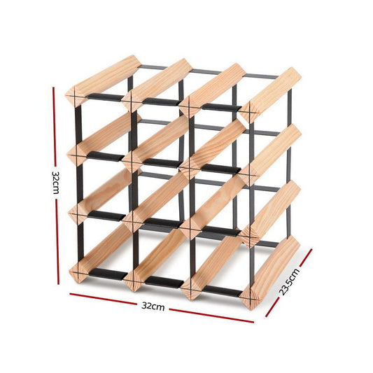 Artiss Furniture > Dining > Wine Racks Artiss Wine Rack 12 Bottle