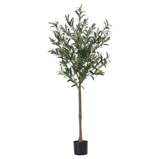 Artiss Home & Garden > Artificial Plants > Artificial Trees Artiss 155cm Artificial Olive Tree Faux Trees Indoor Decor Artificial Plants Lifelike Plant