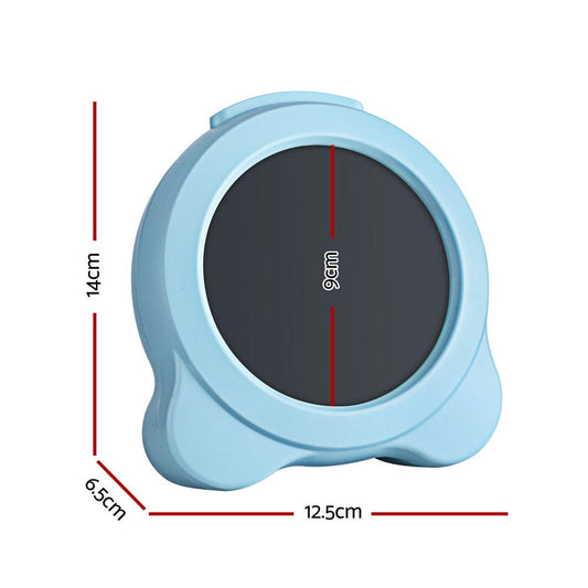 Artiss Home & Garden > Decor > Clocks Artiss 3.8" Digital Day Clock Calendar Alarm LCD Display Blue