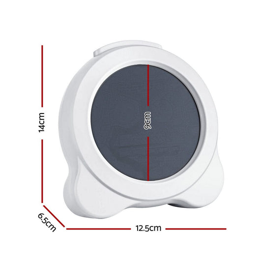 Artiss Home & Garden > Decor > Clocks Artiss 3.8" Digital Day Clock Calendar Alarm LCD Display White