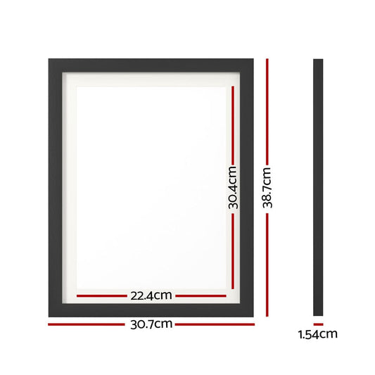 Artiss Home & Garden > Decor > Picture Frames Artiss Photo Frame 3PCS Set Black