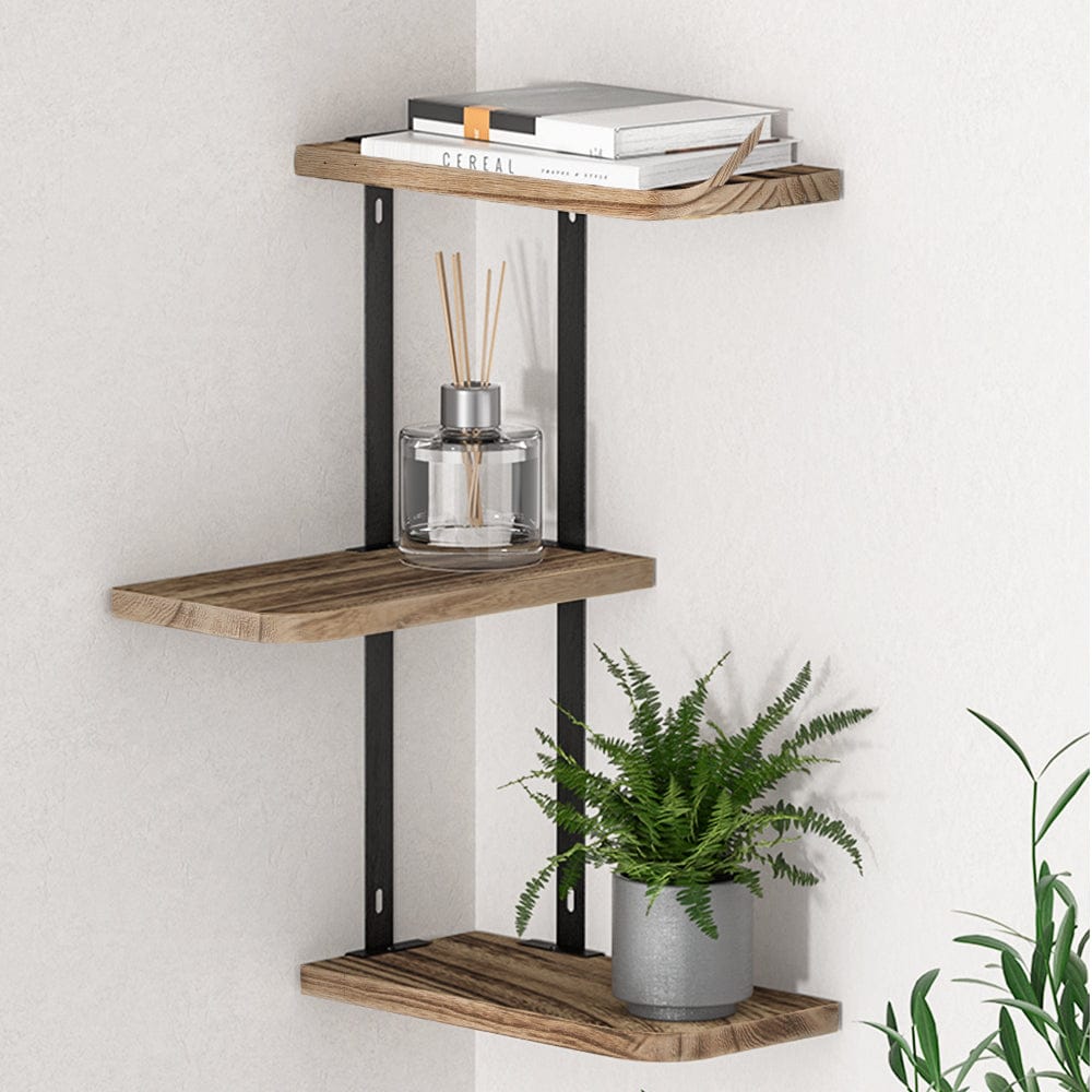Artiss Home & Garden > DIY > Kitchen & Bathroom DIY Artiss Floating Wall Shelf 3-Tier