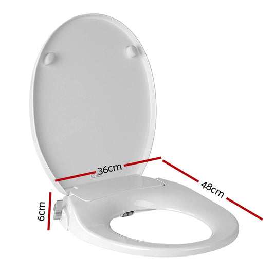 Cefito Home & Garden > Bathroom Accessories > Toilet & Bidet Accessories Cefito Non Electric Bidet Toilet Seat Cover Auto Water Spray Wash Knob Control