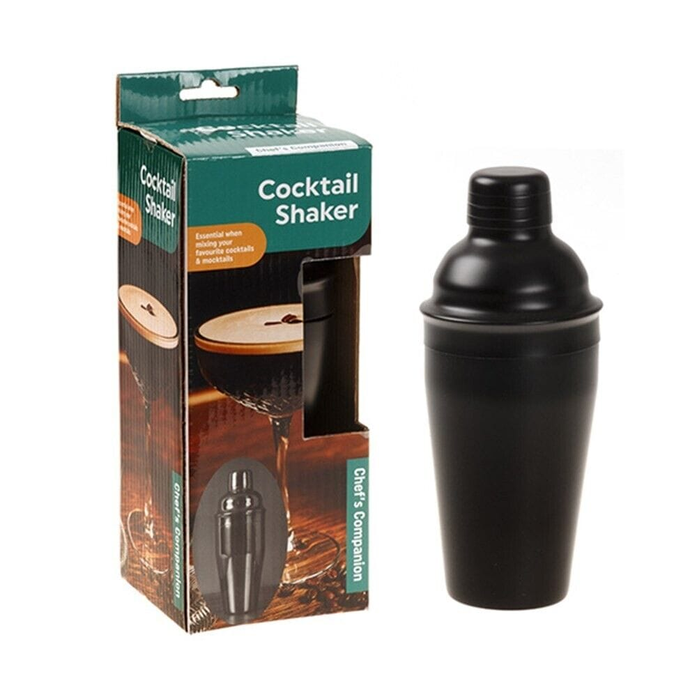 Chefs Companion Cocktail Shaker Maker Mixer Martini Spirits Bar Bartender Matte Black