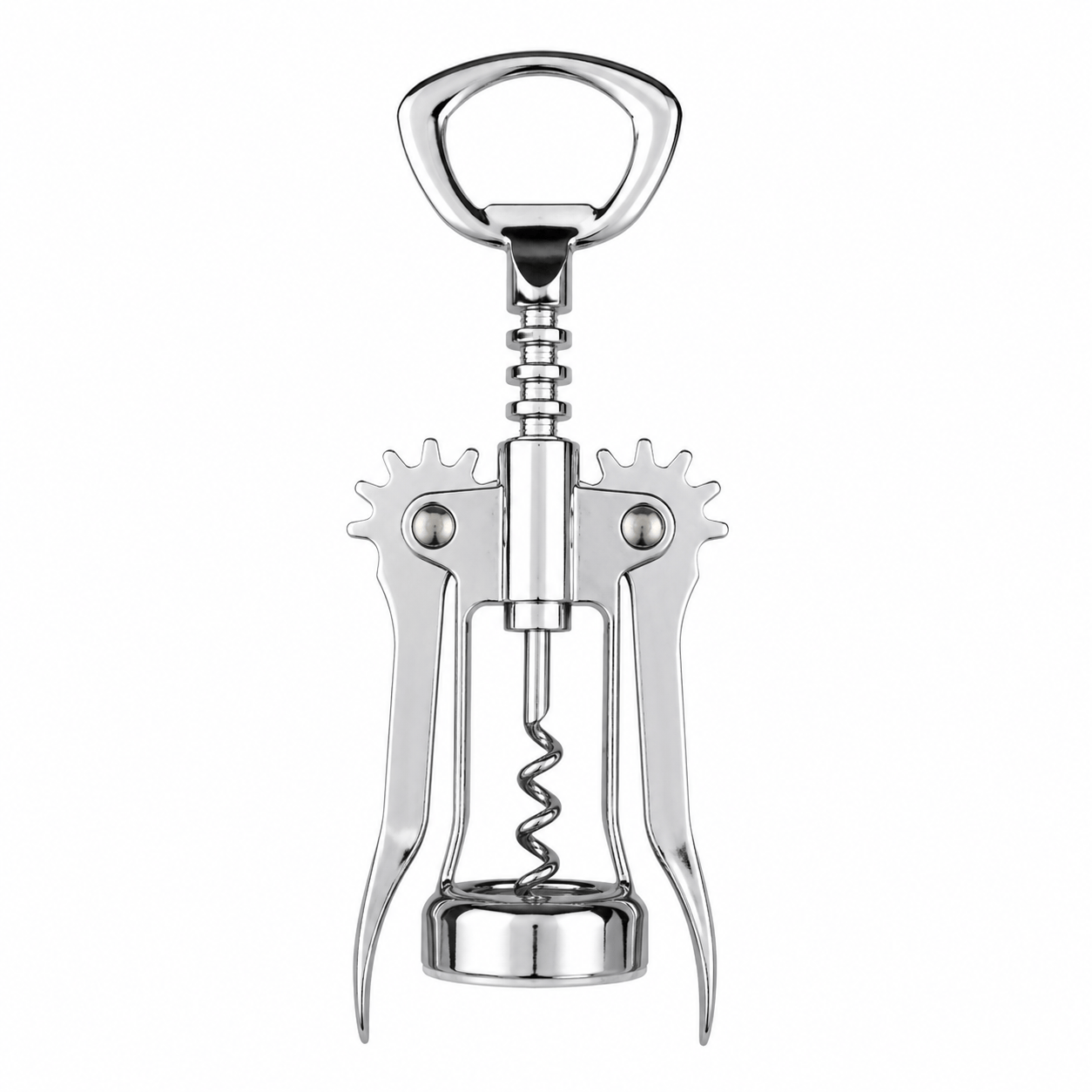 Chefs Companion Corkscrew Winged Corkscrew Wine Bottle Opener Wing Style Handle Stainless Steel Cork