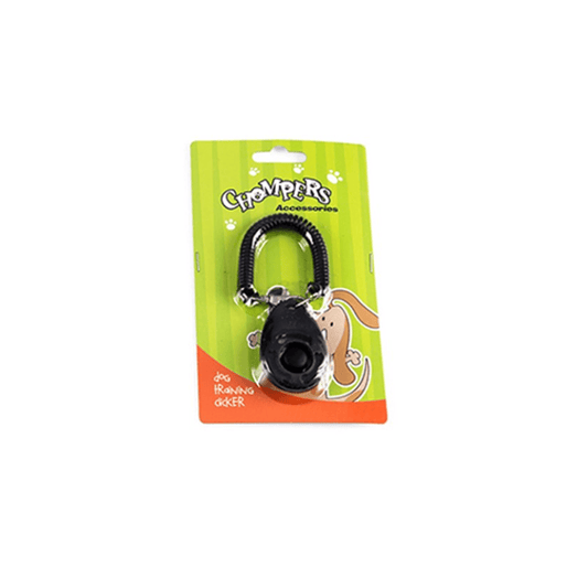 Chompers Pet Care > Dog Supplies > Dog Training Aids Dog Training Clicker Combo to Stop Pet Barking Obedience Train Skills