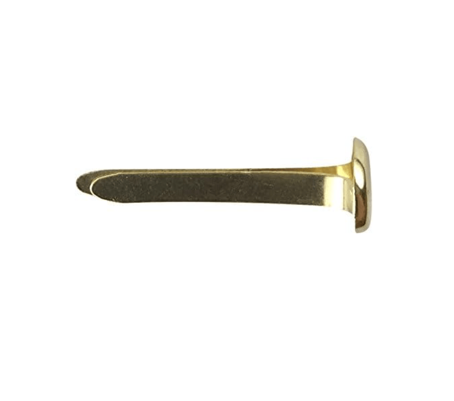 Dats Fasteners 30 x Paper Fasteners Gold Brass Fastener 19 mm Card Scrabooking School Office