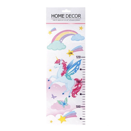 Dats Height Measurement Unicorn Kids Height Growth Ruler Chart Children Wall Adhesive Measure Sticker Space