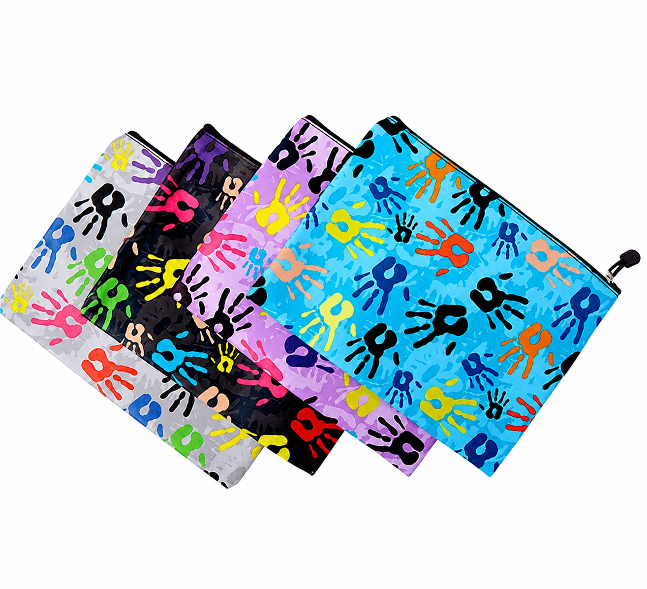 Dats Home & Garden > Hobbies > Arts & Crafts Black Large Pencil Case Office Mesh Zipper Stationery Bag School Document Bag