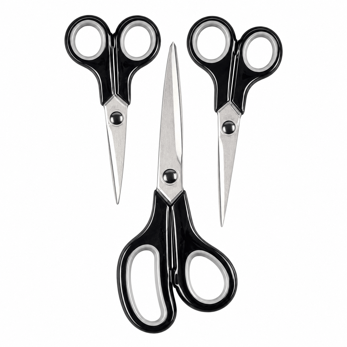 DATS Scissors 3pk Craft Scissors School Office Home Student Paper Cut Art Craft Tool Shears