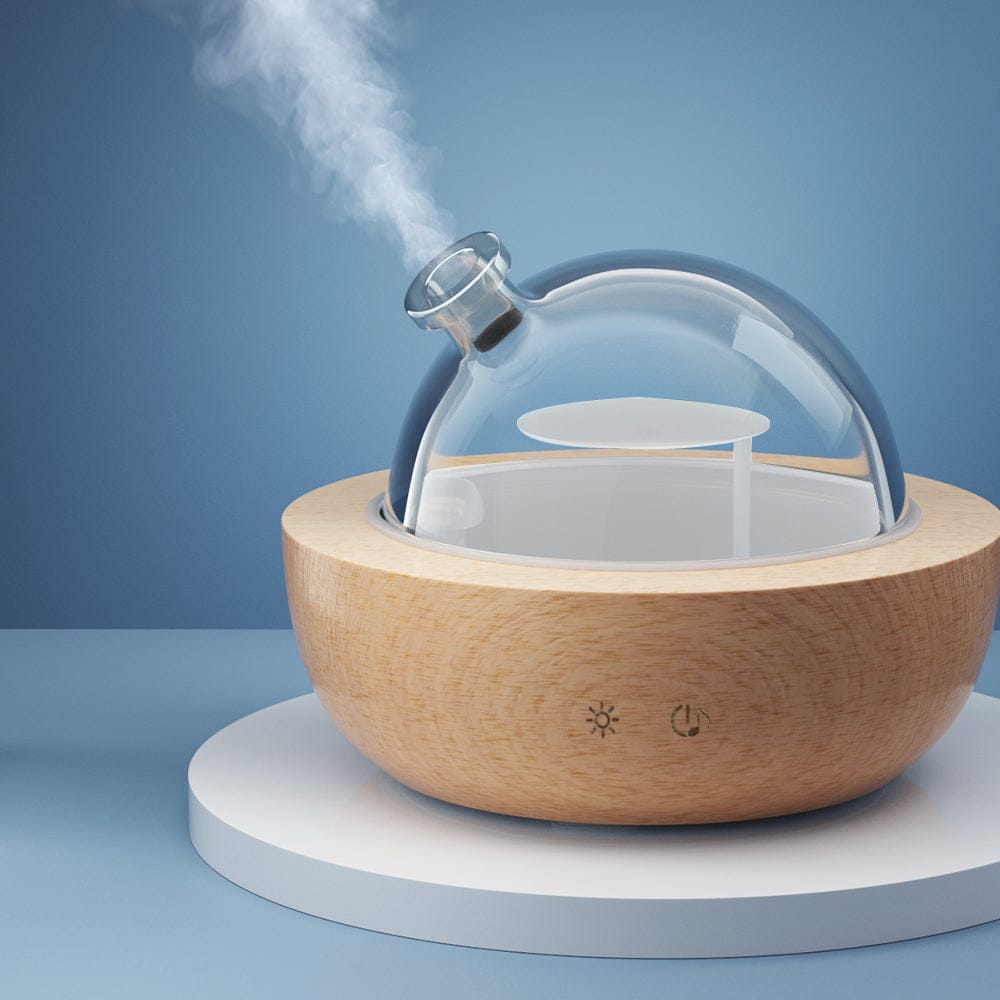 Devanti Appliances > Aroma Diffusers & Humidifiers > Aroma Diffusers Devanti Aroma Diffuser Aromatherapy Glass 200ml