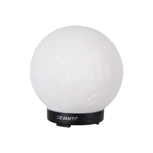Devanti Appliances > Aroma Diffusers & Humidifiers > Aroma Diffusers Devanti Ultrasonic Aroma Diffuser Aromatherapy Moon Lamp 100ml