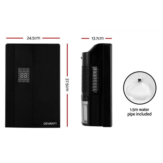 Devanti Appliances > Aroma Diffusers & Humidifiers > Dehumidifiers Devanti Dehumidifier 2L Air Purifier Black
