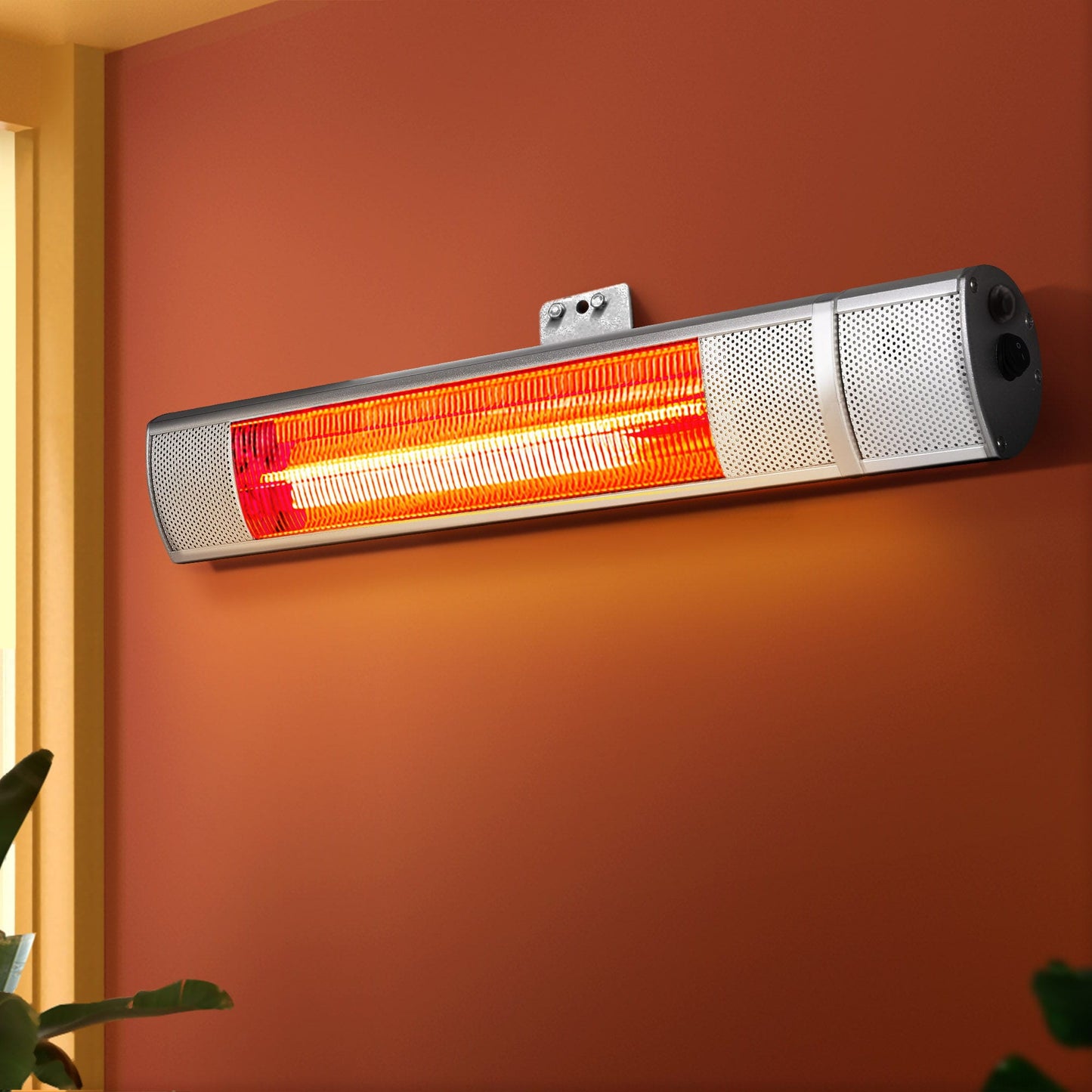 Devanti Appliances > Heaters > Electric Heaters Devanti Electric Strip Heater Infrared Radiant Heaters 2000W