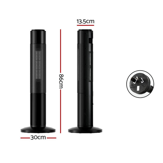 Devanti Appliances > Kitchen Appliances > Cooktops & Stoves Devanti Ceramic Tower Heater 3D Flame 2000W