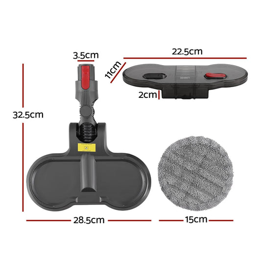 Devanti Appliances > Vacuum Cleaners > Stick Vacuums Devanti Electric Mop Head for Dyson V7 8 10 11 15