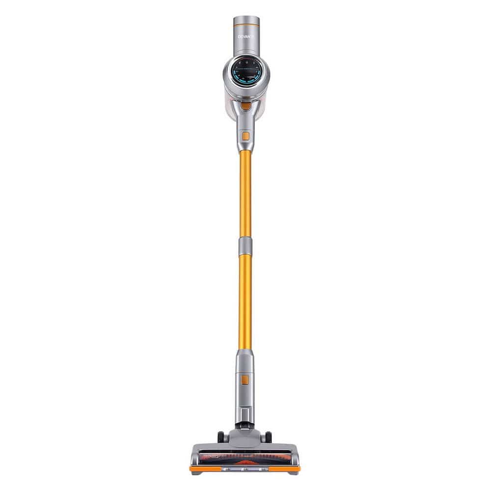 Devanti Appliances > Vacuum Cleaners > Vacuum Cleaner Accessories Devanti 300W Stick Vacuum Cleaner Cordless Self-Standing Golden