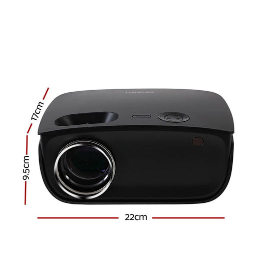 Devanti Audio & Video > Projectors & Accessories > Projectors Devanti Portable Mini Video Projector Wifi 1080P Home Theater HDMI Black