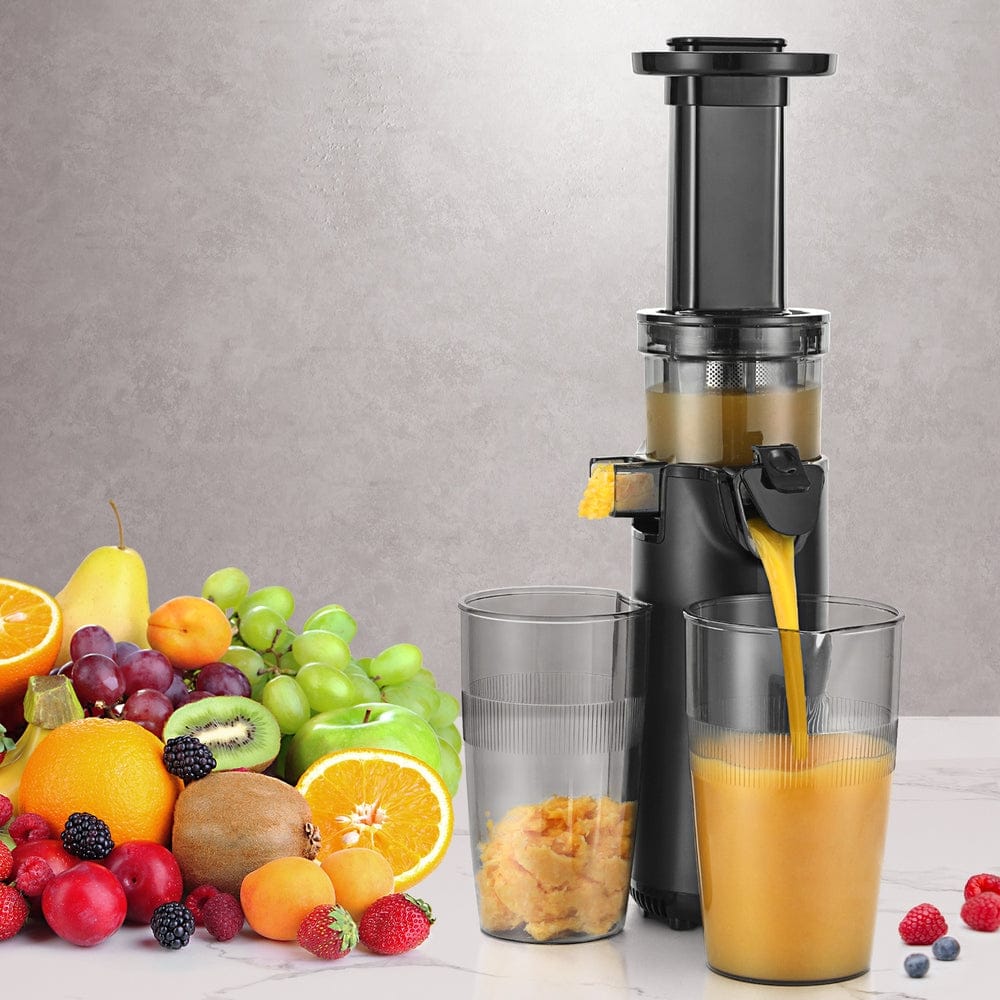 Devanti Commercial > Commercial Others > Distilling & Brewing Devanti Slow Juicer Cold Press Fruit Juice Extractor 130W Black