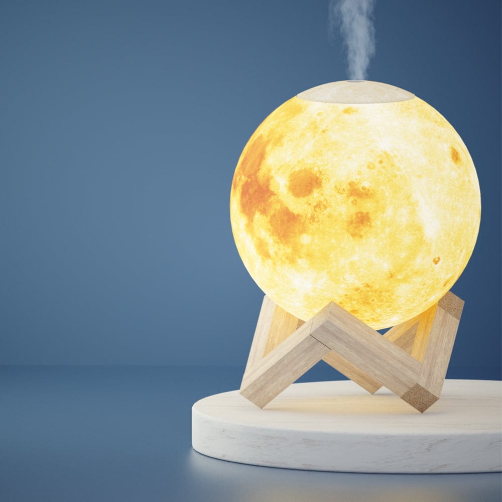Devanti Home & Garden > Decor > Candles & Diffusers Devanti Aroma Diffuser Aromatherapy Moon Lamp 880ml
