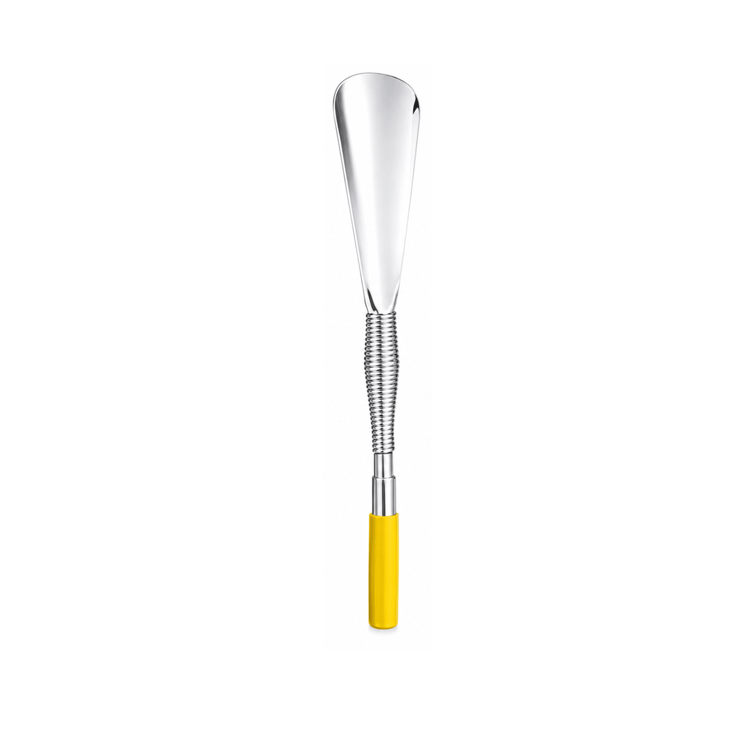 Durmaz Shoe Horn Yellow 31cm Premium Stainless Steel Extendable Shoe Horn Shoes Spoon Shoehorn