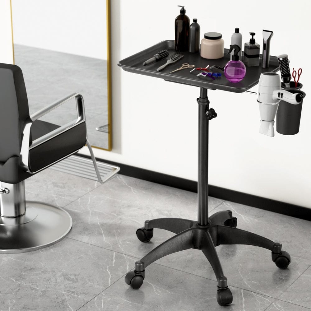 Embellir Tools > Tools Storage > Utility Trolleys Embellir Salon Trolley Cart Spa Beauty Rolling Tray Hairdressing Storage 5-wheel