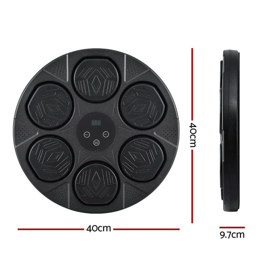 Everfit Sports & Fitness > Exercise, Gym & Fitness > Boxing & Martial Arts Everfit Music Boxing Machine Bluetooth Wall-Mounted Punch Target with LED Display & Gloves