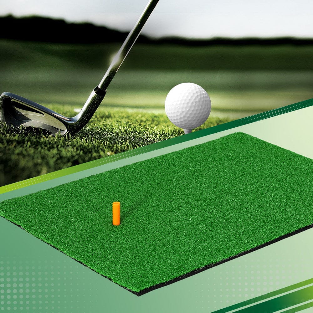 Everfit Sports & Fitness > Golf > Golf Training Aids Everfit Golf Hitting Practice Mat Portable Driving Range Training Aid 80x60cm
