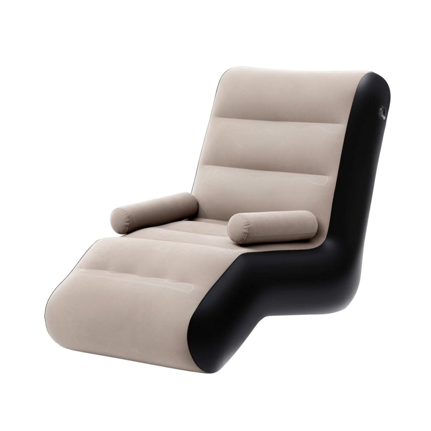 Gardeon Furniture > Outdoor > Outdoor Sofas & Lounge Sets Gardeon Inflatable Chair Sun Lounger Blow Up Folding Air Chairs Sofa for Camping with Pump