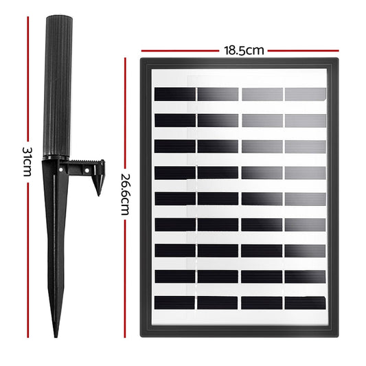 Gardeon Home & Garden > Fountains > Fountain & Ponds Accessories Gardeon Solar Pond Pump with Battery LED Lights 4 FT