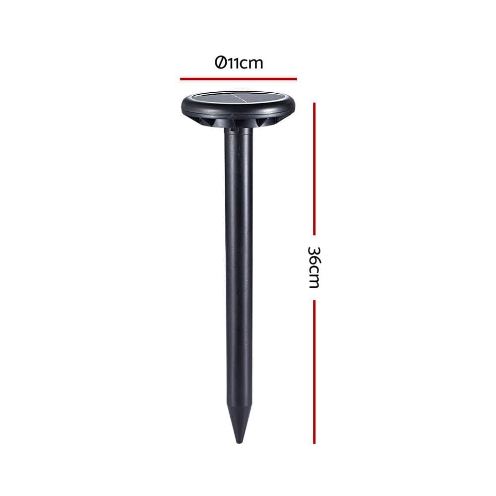 Gardeon Home & Garden > Garden Tools > Gardening Tools Gardeon Snake Repeller 10X Ultrasonic Solar Powered