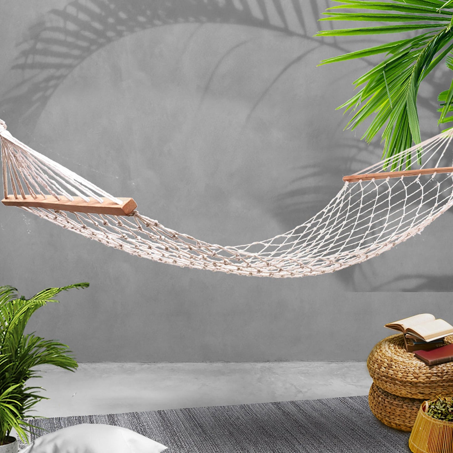 Gardeon Home & Garden > Hammocks > Hammocks & Accessories Gardeon Hammock Bed Outdoor Chair Camping Hammocks Hanging Mesh