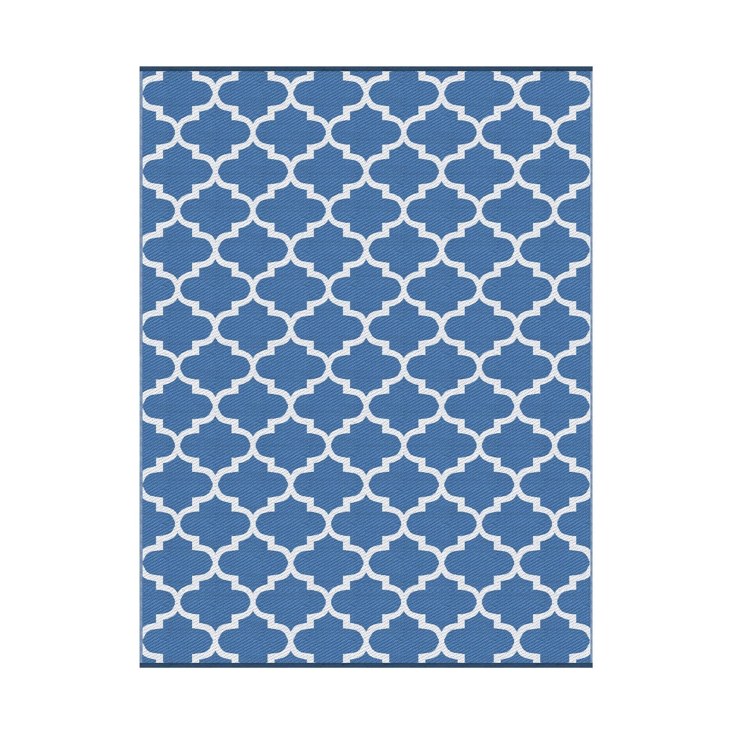 Gardeon Home & Garden > Rugs > Outdoor Rugs Gardeon Outdoor Rugs 274x366cm Large Carpet Reversible Area Mat PP Dual-Sided Patio Rug Blue