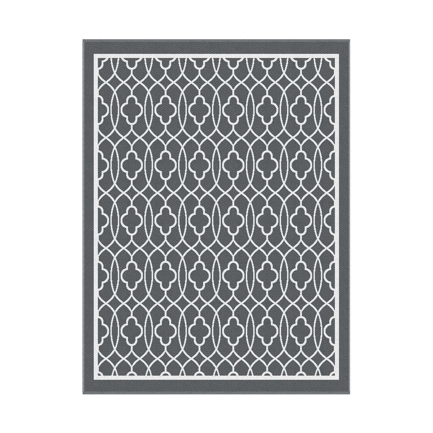 Gardeon Home & Garden > Rugs > Outdoor Rugs Gardeon Outdoor Rugs 274x366cm Large Carpet Reversible Area Mat PP Dual-Sided Patio Rug