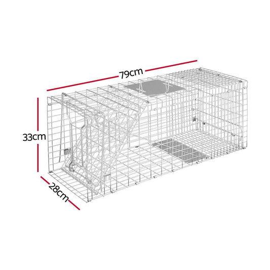 Gardeon Pet Care > Pest Control > Animal Traps Gardeon Animal Trap Cage Possum 79x28cm