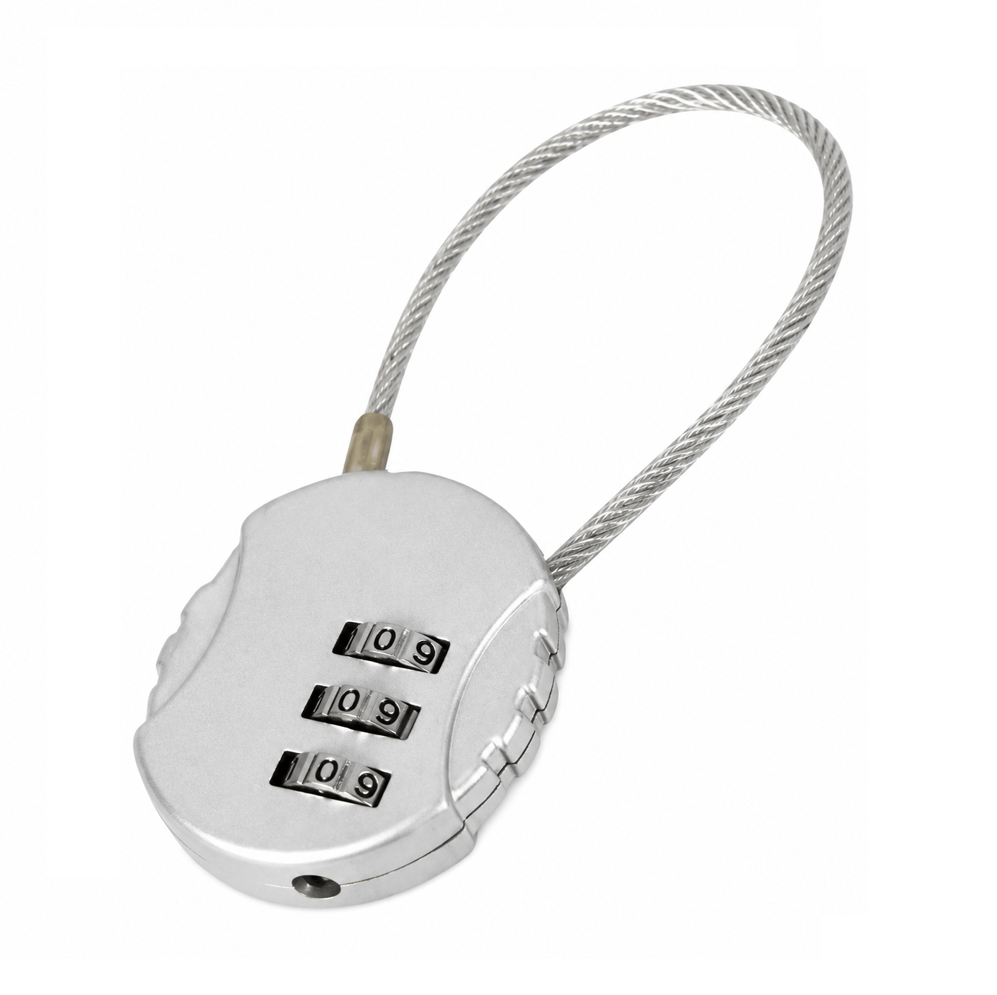 Generic 1pce Silver Resettable Code Combination Padlock Luggage Travel Bags Lockers