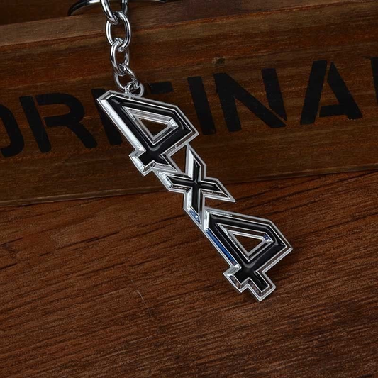 Generic 1x Metal 4x4 Logo Car Keyring Key Chain Key Ring Keyfob Auto Accessories Black