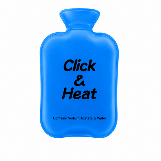 Generic Body Warmer Blue Hot Water Bottle Winter Warm Natural Bag Body Warmer Reusable Sore Heat Click
