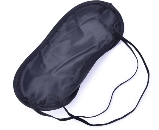 Generic Eye Mask Travel Sleep Sleeping Cover Rest Eye Patch Blindfold Black New