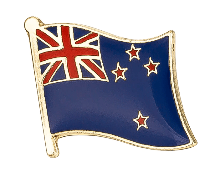 Generic New Zealand Flag Lapel Badge Pin NZ Brooch