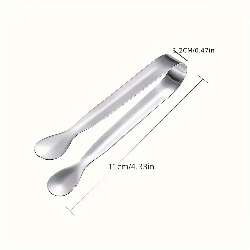 Generic Tongs 1x Mini Stainless Steel Tong Clamp Appetizers Party Tea Bag Food Bar Rustproof