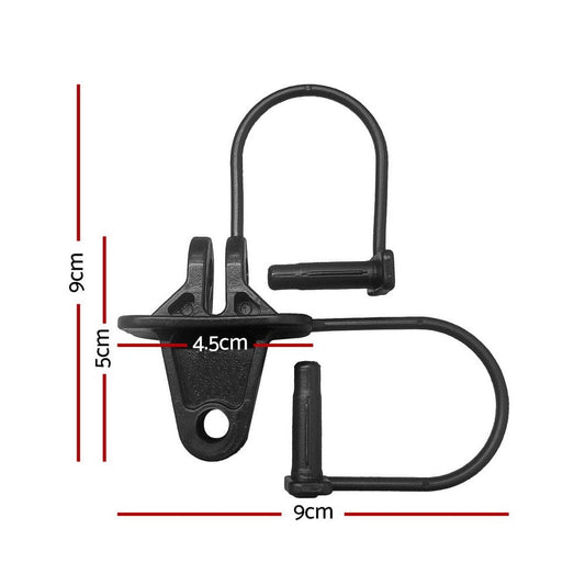 Giantz Home & Garden > Gate Openers > Fence & Gate Accessories Giantz Electric Fence Insulators 200pcs Pinlock Black
