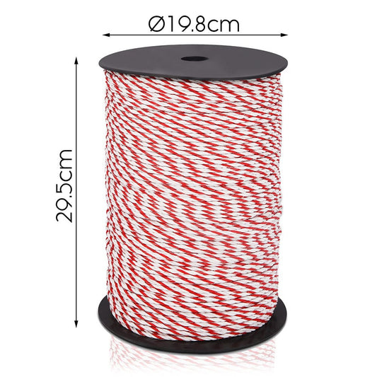 Giantz Home & Garden > Gate Openers > Fence & Gate Accessories Giantz Electric Fence Poly Rope 500M