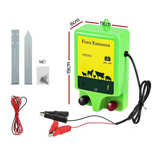 Giantz Pet Care > Farm Supplies > Fencing Giantz 18km Electric Fence Energiser 1.56J