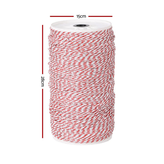 Giantz Pet Care > Farm Supplies > Fencing Giantz Electric Fence Poly Wire 1000M