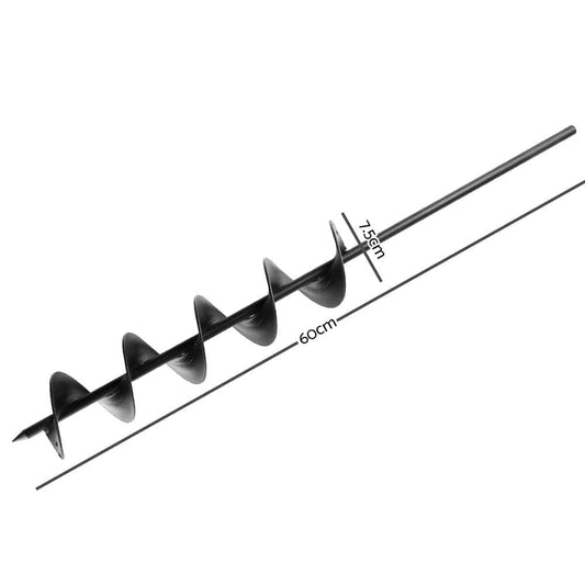 Giantz Tools > Power Tools > Outdoor Power Equipment GIANTZ Power Garden Auger Small Earth Planter 75 X 600MM Black