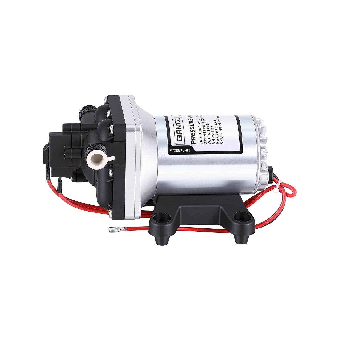 Giantz Tools > Pumps > Pool Pumps Giantz 12V Water Pump High Pressure Fast Self Priming 11.3L with Auto Switch for RV Caravan Boat